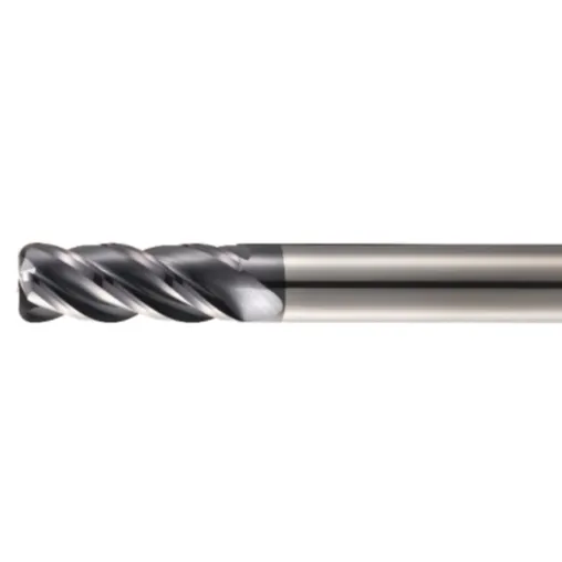 4-Flute Corner Radius End Mill (Standard & Long Reach)