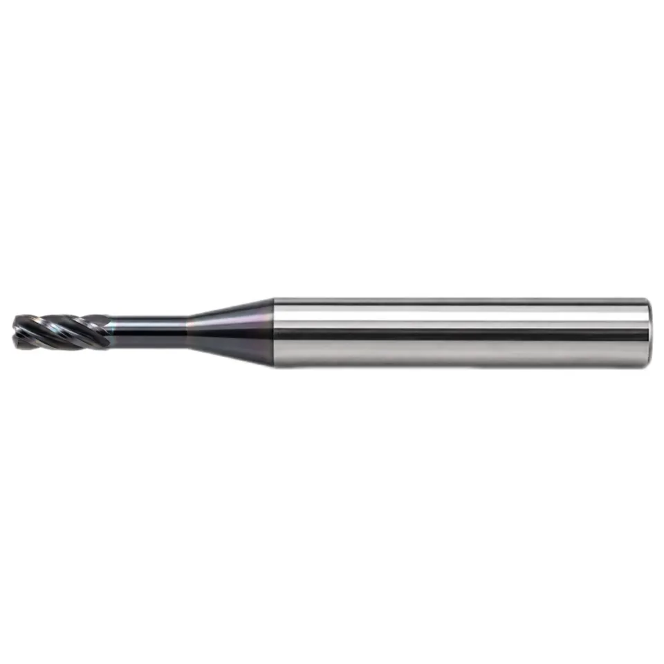 DLC-Coated Micro Corner Radius End Mill