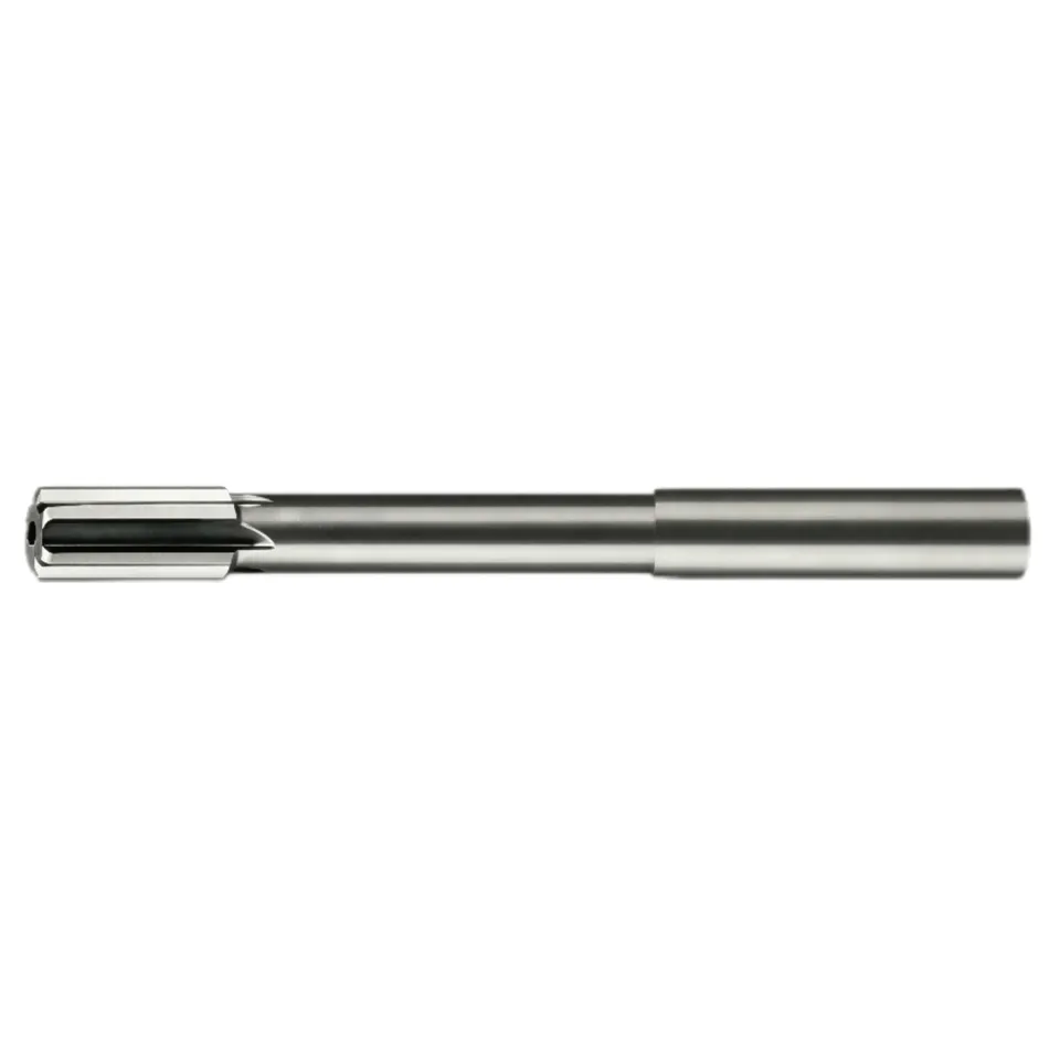 Solid hard alloy straight groove reamer