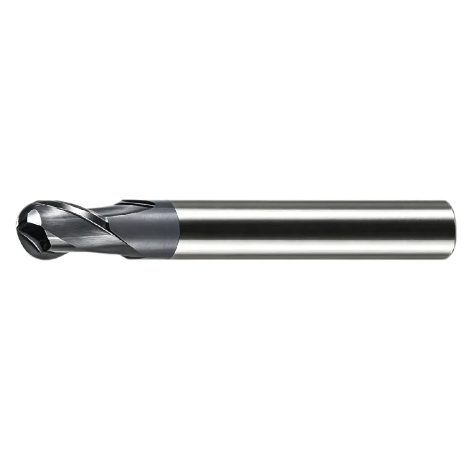 2-Flute Ball Nose End Mill (Standard & Long Reach)